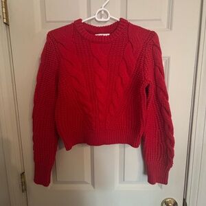 NWT Banana Republic Cropped Cable Sweater, XS